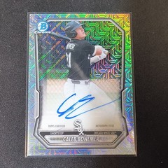 2026 Bowman Chrome Mojo Refractor Auto Caleb Bonemer #BMA-CB White sox