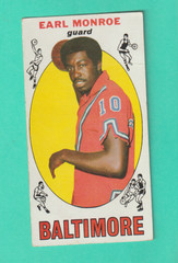 1969-70 TOPPS BALTIMORE BULLETS # 80 EARL MONROE ROOKIE EX
