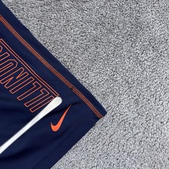 Nike Illinois Fighting Illini Microfiber Basketball Shorts Gym Navy Men’s 2XL