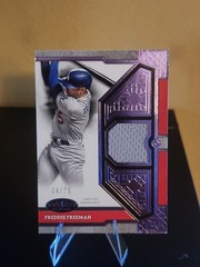2024 Topps Tier One Freddie Freeman Game Used Jersey Relic Purple 64/75 Dodgers