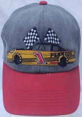 Vintage 1980’s Steve Park #1 Pennzoil Racing Race Car Logo Nascar Hat NOS Chase