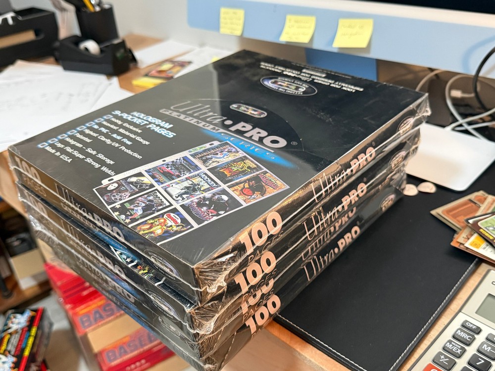 100ct Ultra Pro Card 9 Pocket Sleeves. Platinum Series
