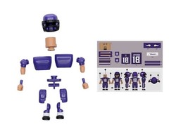 Justin Jefferson NFL Minnesota Vikings McFarlane Construct A Figure – 2 Inches