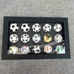 15 PCS FIFA World Cup Soccer Mini Ball Collection 1970-2026 Set Souvenirs Gift
