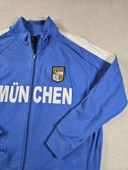 Munchen Unknown CC Men’s Blue Full-Zip Track Jacket with Patch Germany Size L