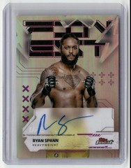 2025 Topps Finest UFC Autographs Refractor Ryan Spann Auto #FA-RS