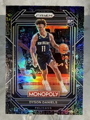 2022-23 Panini Prizm Monopoly 🏀 Dyson Daniels #57 Monopoly Black Prizm SSP (RC)
