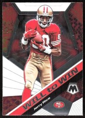 2020 1008B Panini Mosaic Will to Win Jerry Rice San Francisco 49ers #WW14