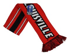 NCAA College Logo & Team Colors Knit Fringe Scarf 62″x7″ OSFM Pick School/Style