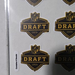 2026 NFL Football Draft Pittsburgh 6 Face Cal New w/ Plastic