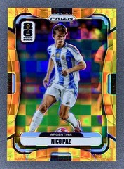 2026 Prizm FIFA World Cup #4 Nico Paz ORANGE PANDORA PRIZM 148/215