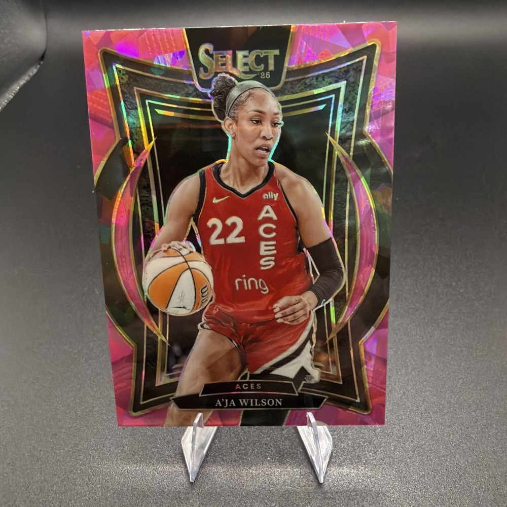 2025 Panini Select WNBA – Concourse A’ja Wilson #56 Pink Ice Prizm