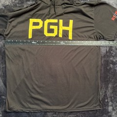 Pittsburgh Pirates PGH City Connect Short Sleeve Lightweight Hoodie SGA Adult XL