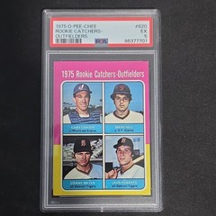O-Pee-Chee 1975 #620 Rookie Catchers-Outfielders RC Gary Carter PSA 5