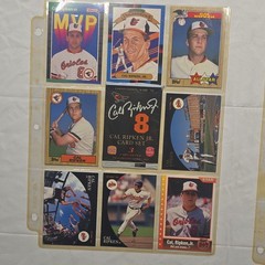 Topps MLB 64-Card Lot Cal Ripken Jr Baltimore Orioles 1996 Topps/Fleer Ultra