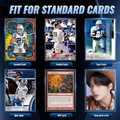 600ct Clear Card Sleeves for Trading Cards, Baseball Sports Soft Sleeves, Ultra