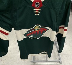 adidas Minnesota Wild NHL Hockey Jersey – Green White Red Team Colors