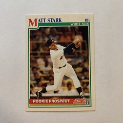 1991 Baseball Score Matt Stark Chicago White Sox #751 RP RC
