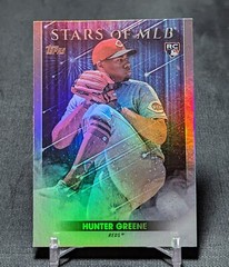 Hunter Greene Stars Of MLB Rookie RC 2022 Topps Update Card #67 Cincinnati Reds
