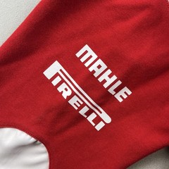 Scuderia Ferrari Team Shirt Mens Large Red Puma Formula 1 F1 Racing Long Sleeve