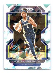 2022 Prizm WNBA #2 Moriah Jefferson Cracked Ice Dallas Wings Mint