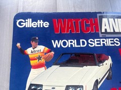 1984 Nolan Ryan Gillette Razors World Series Sweepstakes Sign Ultra Rare Astros