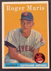 1958 Topps #47 Roger Maris RC Rookie Nice Color (wrinkle)