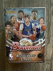2025-26 Bowman Basketball Value Box Factory Sealed NBA Chrome Topps Blaster