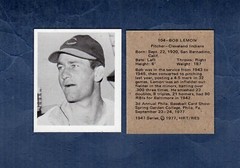 #104 BOB LEMON, Cleveland Indians & HOF ~ 1947 Bowman HRT/RES | pre-EPSCC promo