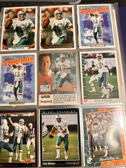 Dan Marino Binder – 1985-1999 Football Cards Lot Miami Dolphins HOF (200+)