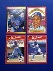 Bo Jackson Lot – Vintage – Mixed Brands & Years