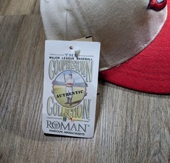 Vintage Cincinatti Reds Cap, Cooperstown Authentic Collection, sz 7 1/8