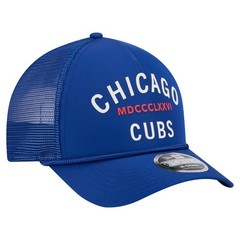 Men’s-New Era Royal Chicago Cubs Minimalist 9FORTY A-Frame Adjustable Hat