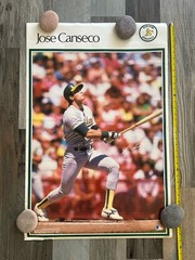 Jose Canseco Poster Ron Vesely Sports Illustrated Vtg Oakland As Athletics Print