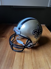 Riddell Old Saints NFL 3 5/8 Mini Sized Helmet Decoration
