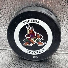 Phoenix Coyotes Official National Hockey League NHL Game Puck Vintage Inglasco