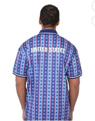 UMBRO Unisex Adult Team USA Stars and Stripes Short Sleeve Jersey Size: XXL New