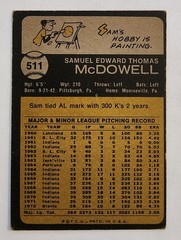 1973 Topps – Sam McDowell #511 Giants