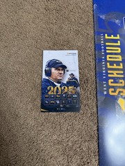 WVU Mountaineers Football Magnetic Fridge Schedule And Poster Schedule 2025-2026