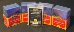 Cardboard Gold 3×4 Top Loaders & Soft Sleeves CBG 25, 50, 75, 100 Free Shipping