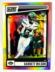 2022 Chronicles Score Garrett Wilson SILVER Prizm RC #SP-306 Jets Rookie!