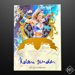 2025 Topps Royalty WWE Kelani Jordan Royalty Auto /99
