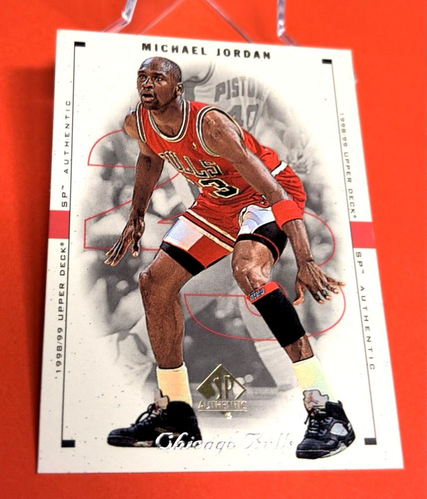 1998-99 Upper Deck SP Authentic Michael Jordan #3 Chicago Bulls HOF N/M Clean!!
