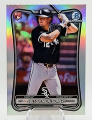 2026 Bowman COLSON MONTGOMERY Red RC Variation Refractor #68 White Sox Rookie