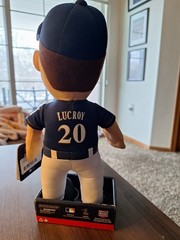 Jonathan Lucroy Milwaukee Brewers Bleacher Creatures MLB Plush Doll 10″ New