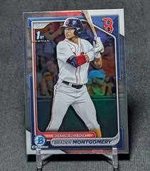 Braden Montgomery 1st Chrome Refractor Rookie 2024 Bowman Draft BDC-58 White Sox