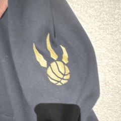 OVO Toronto Raptors OG OWL NBA Pullover Hoodie Black Gold Logo MITCHELL & NESS