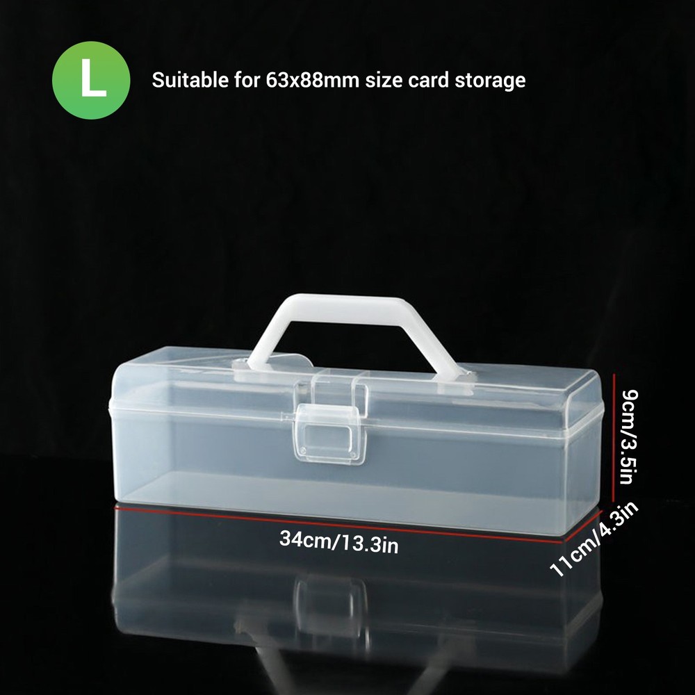 1200-1500 Count PVC Trading Card Storage Box Sports Baseball Cards Box Case