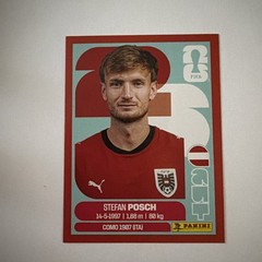 2026 Panini World Cup Sticker #AUT7 Stefan Posch Red Border Parallel