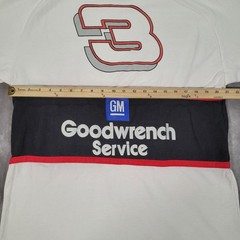 Vintage Dale Earnhardt Shirt Mens XL White NASCAR GM Goodwrench Service 3 RCR